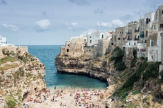 Die bezaubernde Küstenstadt Polignano al Mare in Apulien