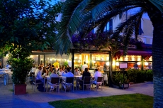 Die Location für das Abendessen am Ankunftstag