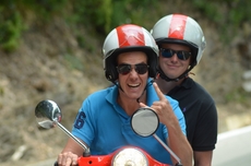 Teamevent Vespa-Tour in Ligurien