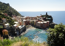 Einzigartiger Blick auf Vernazza in der Cinque Terre