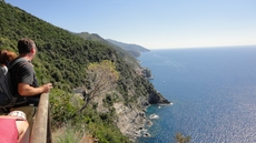 Wanderung in Riomaggiore in der Cinque Terre