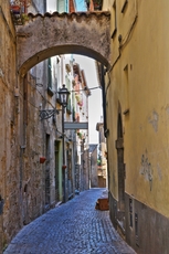 Gasse in Orvieto Umbrien